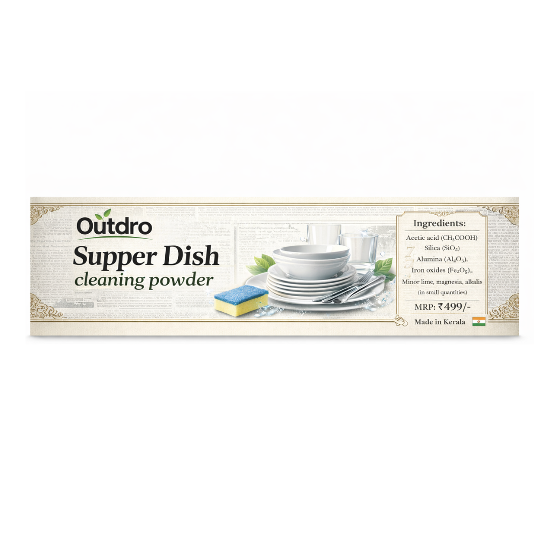 Outdro Supper Dish Cleaning Powder