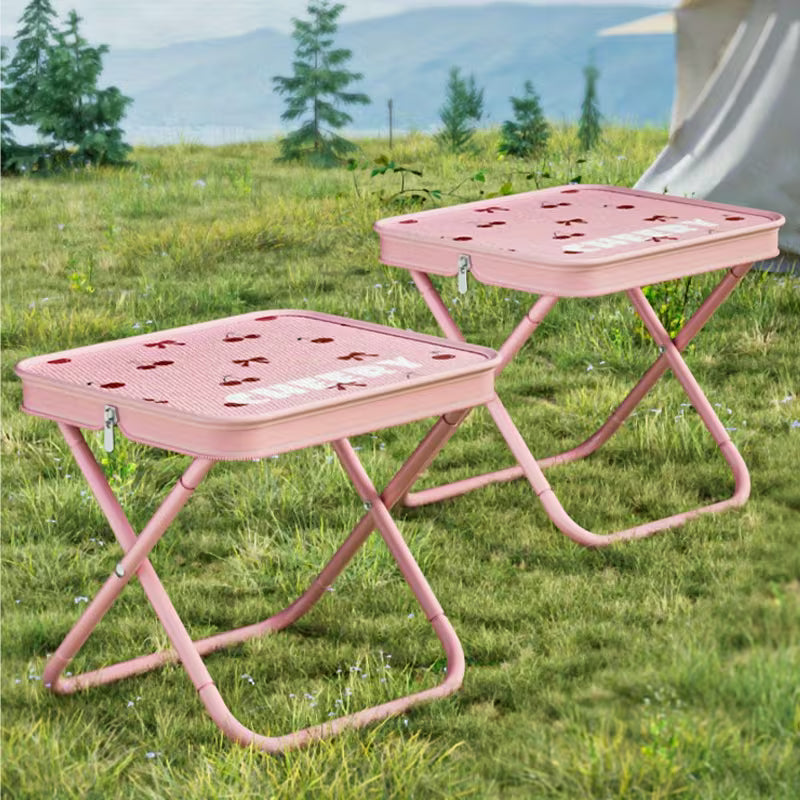 Ultra-Portable Folding Camping Stool | Lightweight Mini Outdoor Chair with Carry Bag | 150KG Heavy-Duty Steel | Waterproof Oxford Fabric | For Fishing, Travel, Hiking & Picnics